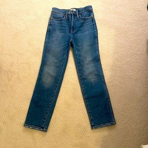 Madewell stovepipe size 25